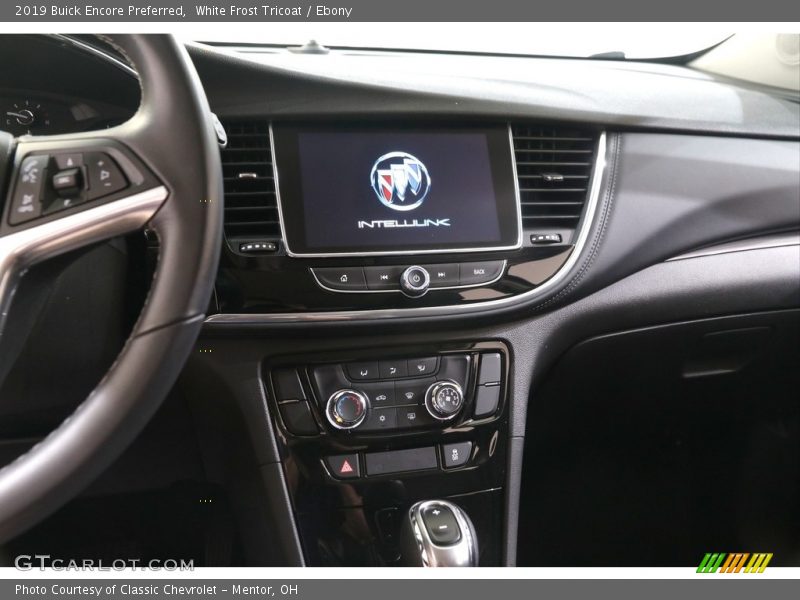 White Frost Tricoat / Ebony 2019 Buick Encore Preferred