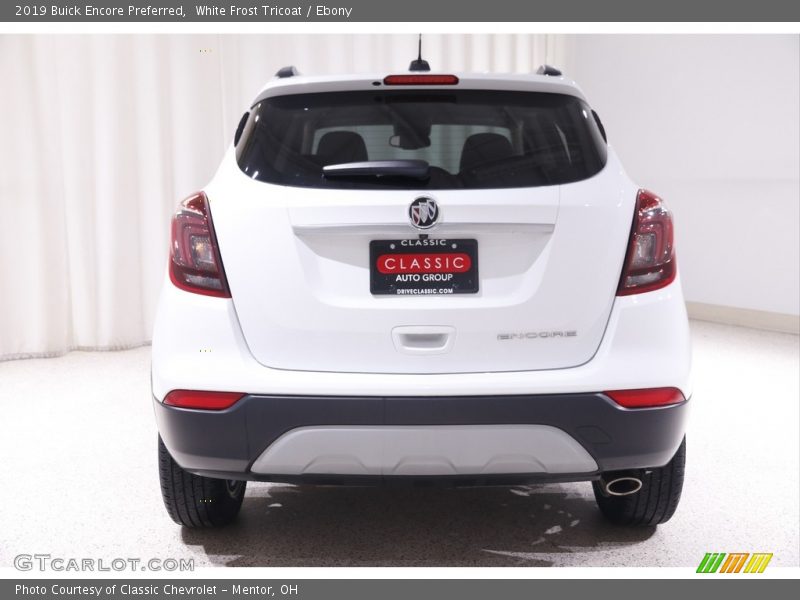 White Frost Tricoat / Ebony 2019 Buick Encore Preferred