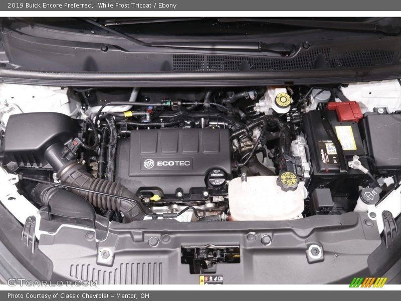White Frost Tricoat / Ebony 2019 Buick Encore Preferred