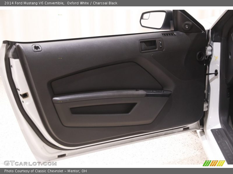 Oxford White / Charcoal Black 2014 Ford Mustang V6 Convertible