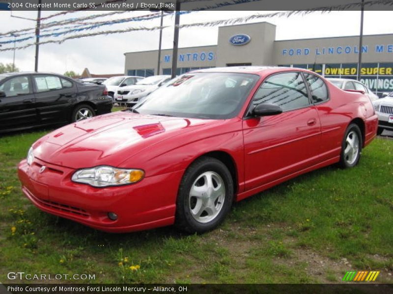 Victory Red / Ebony Black 2004 Chevrolet Monte Carlo SS