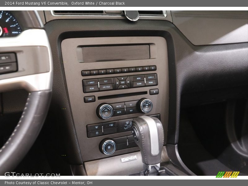 Oxford White / Charcoal Black 2014 Ford Mustang V6 Convertible
