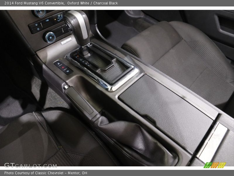 Oxford White / Charcoal Black 2014 Ford Mustang V6 Convertible