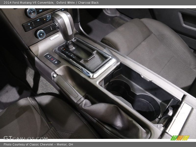 Oxford White / Charcoal Black 2014 Ford Mustang V6 Convertible