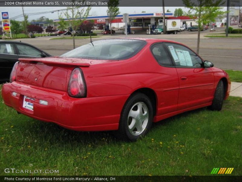 Victory Red / Ebony Black 2004 Chevrolet Monte Carlo SS