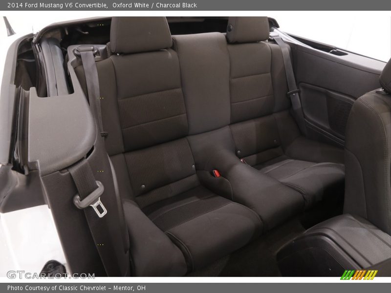 Oxford White / Charcoal Black 2014 Ford Mustang V6 Convertible