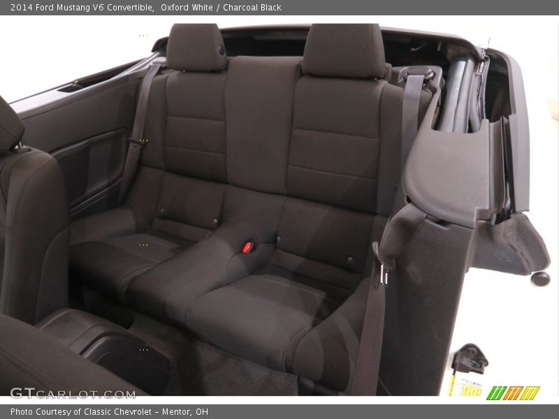 Oxford White / Charcoal Black 2014 Ford Mustang V6 Convertible