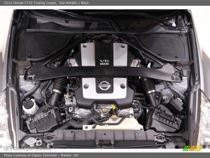 Gun Metallic / Black 2013 Nissan 370Z Touring Coupe