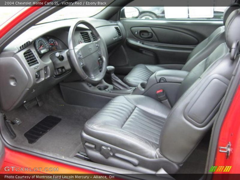 Victory Red / Ebony Black 2004 Chevrolet Monte Carlo SS