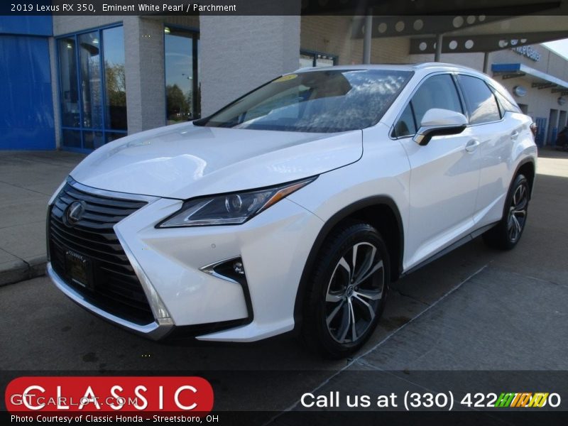 Eminent White Pearl / Parchment 2019 Lexus RX 350