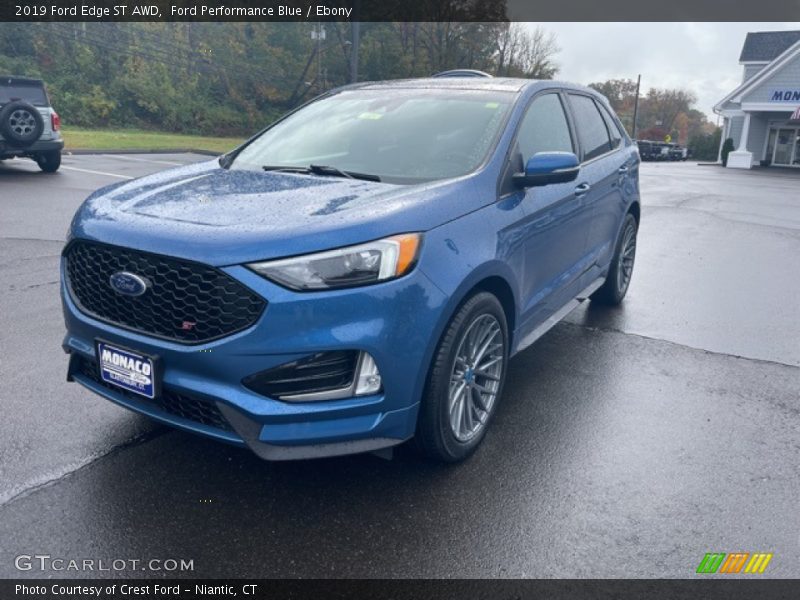 Ford Performance Blue / Ebony 2019 Ford Edge ST AWD