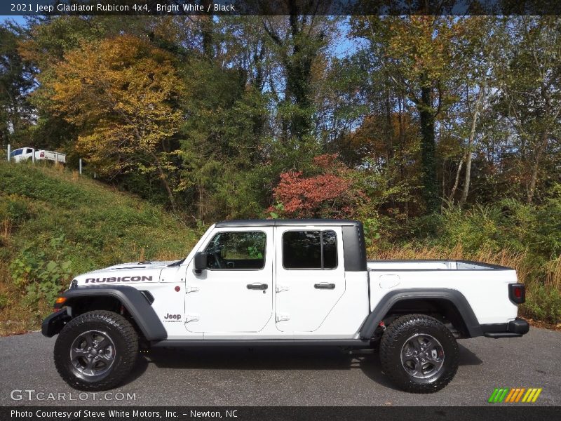 Bright White / Black 2021 Jeep Gladiator Rubicon 4x4