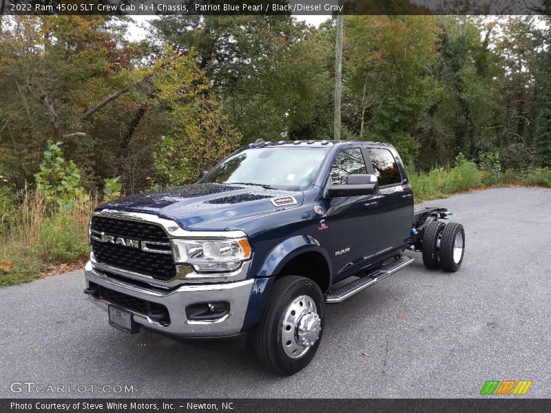 Patriot Blue Pearl / Black/Diesel Gray 2022 Ram 4500 SLT Crew Cab 4x4 Chassis