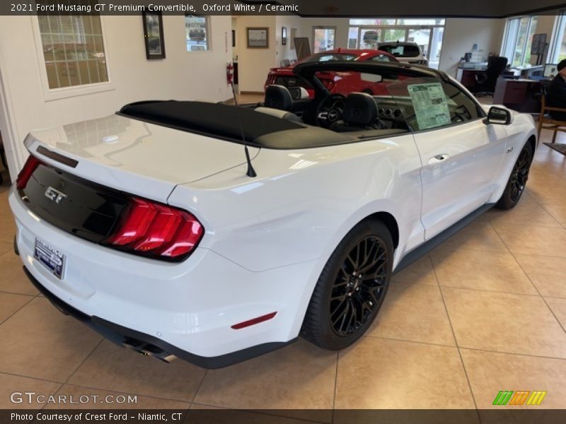 Oxford White / Ceramic 2021 Ford Mustang GT Premium Convertible