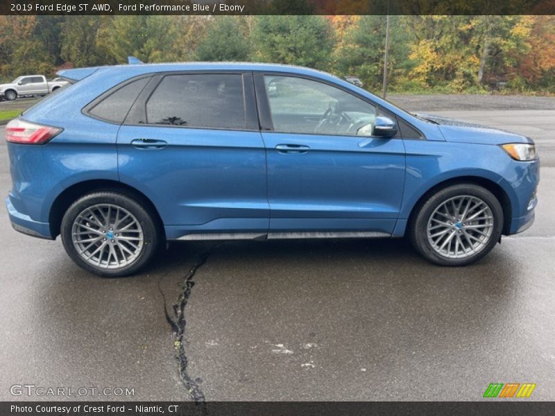 Ford Performance Blue / Ebony 2019 Ford Edge ST AWD