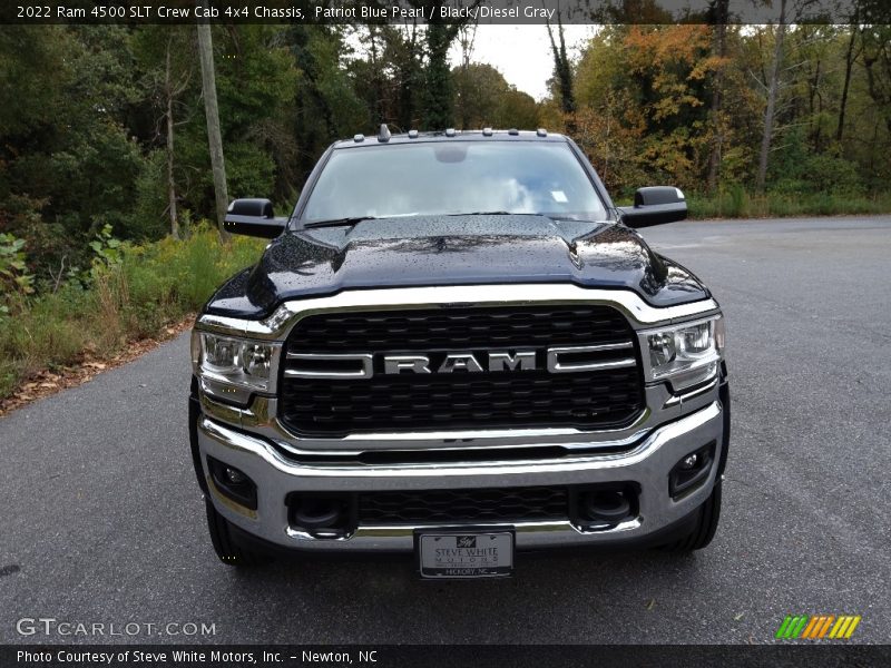 Patriot Blue Pearl / Black/Diesel Gray 2022 Ram 4500 SLT Crew Cab 4x4 Chassis