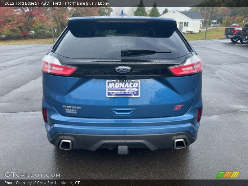 Ford Performance Blue / Ebony 2019 Ford Edge ST AWD