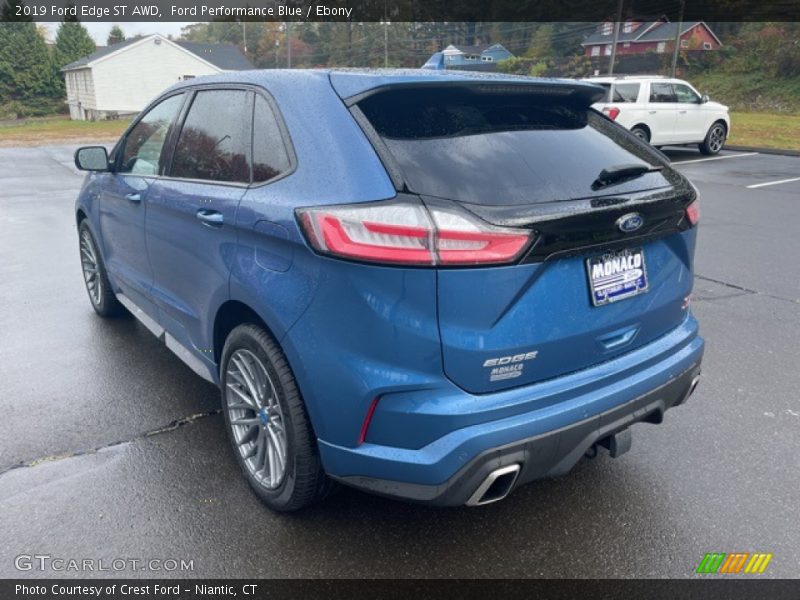Ford Performance Blue / Ebony 2019 Ford Edge ST AWD