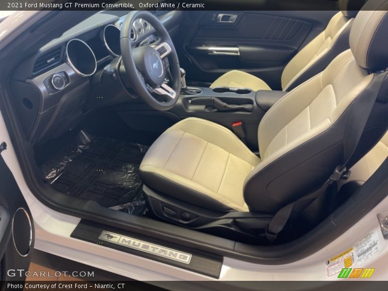  2021 Mustang GT Premium Convertible Ceramic Interior