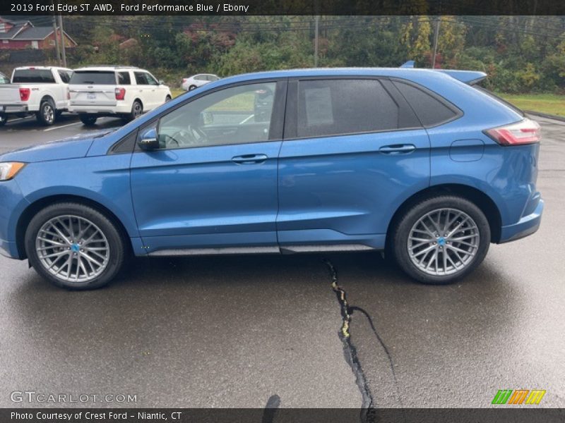 Ford Performance Blue / Ebony 2019 Ford Edge ST AWD