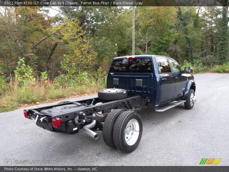Patriot Blue Pearl / Black/Diesel Gray 2022 Ram 4500 SLT Crew Cab 4x4 Chassis