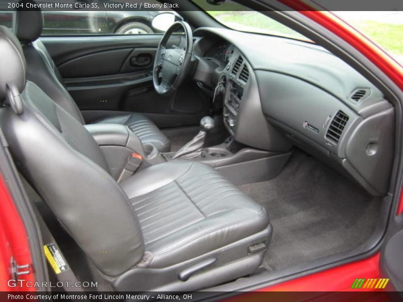 Victory Red / Ebony Black 2004 Chevrolet Monte Carlo SS
