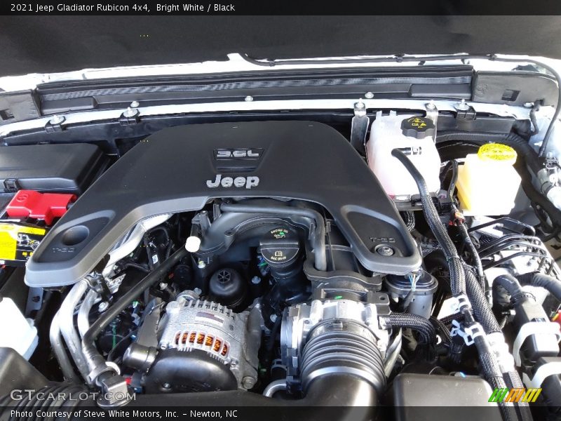 Bright White / Black 2021 Jeep Gladiator Rubicon 4x4