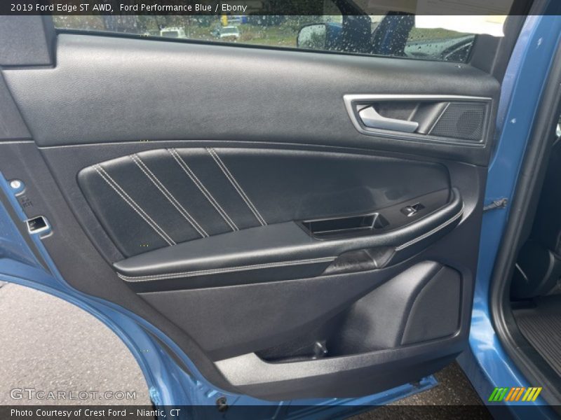 Ford Performance Blue / Ebony 2019 Ford Edge ST AWD