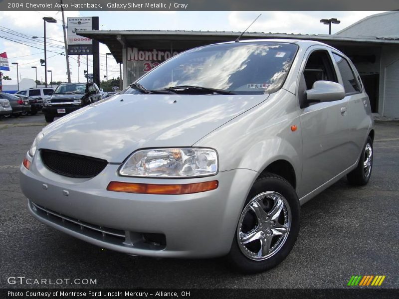 Galaxy Silver Metallic / Gray 2004 Chevrolet Aveo Hatchback