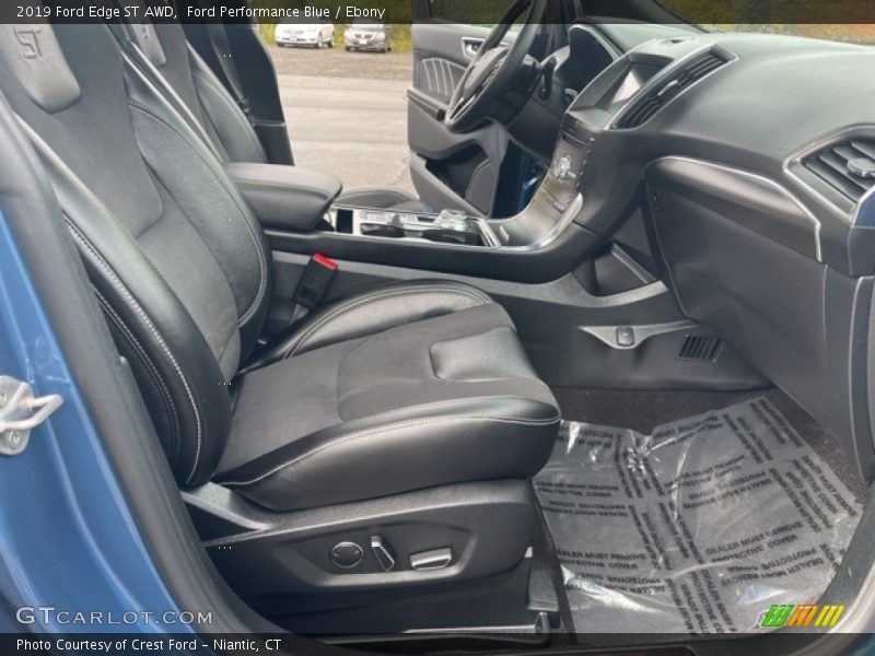 Ford Performance Blue / Ebony 2019 Ford Edge ST AWD