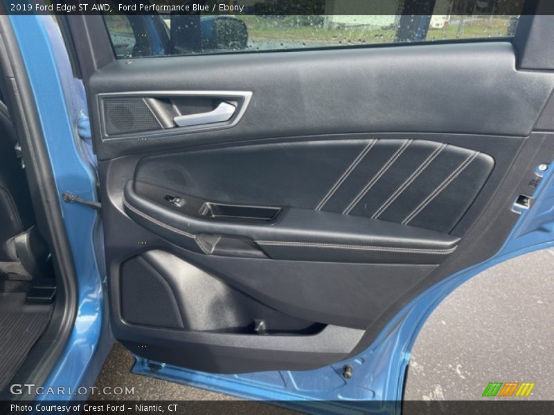 Ford Performance Blue / Ebony 2019 Ford Edge ST AWD