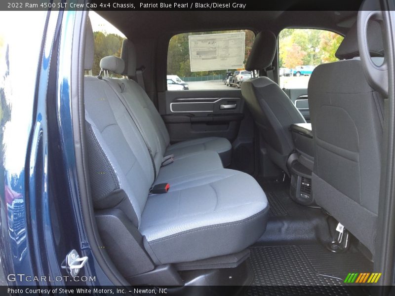 Rear Seat of 2022 4500 SLT Crew Cab 4x4 Chassis