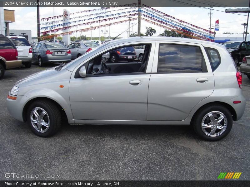 Galaxy Silver Metallic / Gray 2004 Chevrolet Aveo Hatchback