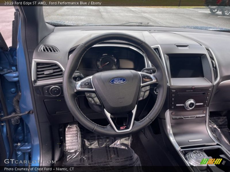 Ford Performance Blue / Ebony 2019 Ford Edge ST AWD