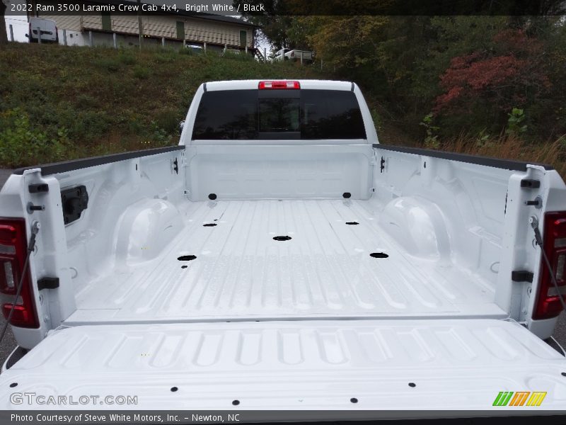 Bright White / Black 2022 Ram 3500 Laramie Crew Cab 4x4