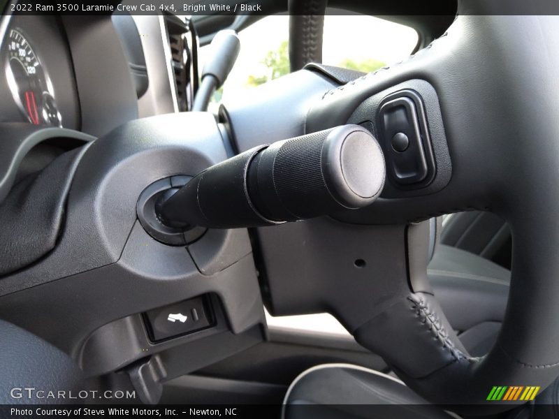 Bright White / Black 2022 Ram 3500 Laramie Crew Cab 4x4
