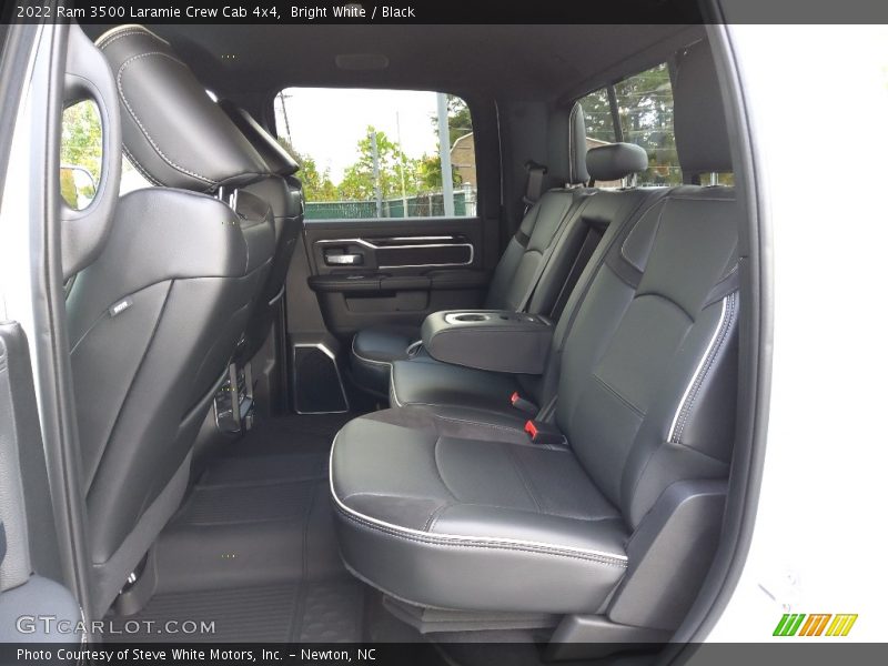 Bright White / Black 2022 Ram 3500 Laramie Crew Cab 4x4