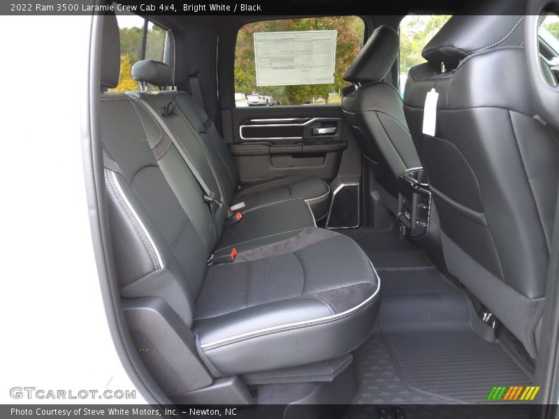 Bright White / Black 2022 Ram 3500 Laramie Crew Cab 4x4