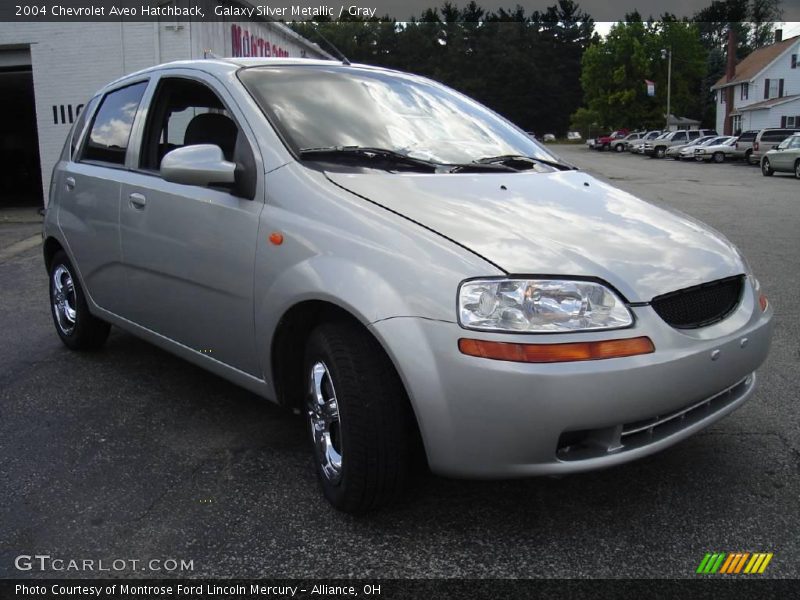 Galaxy Silver Metallic / Gray 2004 Chevrolet Aveo Hatchback