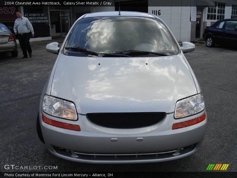 Galaxy Silver Metallic / Gray 2004 Chevrolet Aveo Hatchback