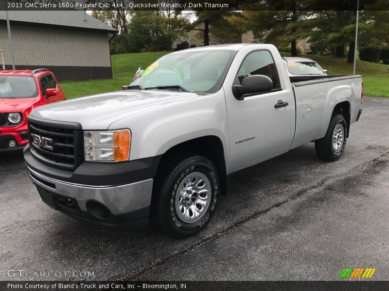 Quicksilver Metallic / Dark Titanium 2013 GMC Sierra 1500 Regular Cab 4x4