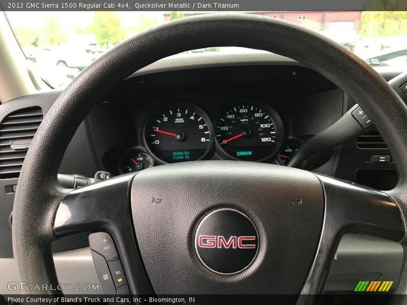 Quicksilver Metallic / Dark Titanium 2013 GMC Sierra 1500 Regular Cab 4x4