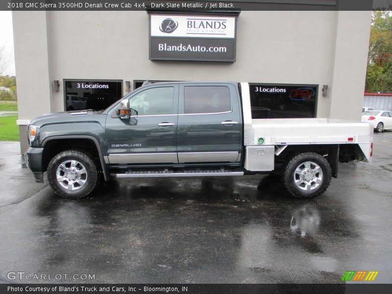 Dark Slate Metallic / Jet Black 2018 GMC Sierra 3500HD Denali Crew Cab 4x4