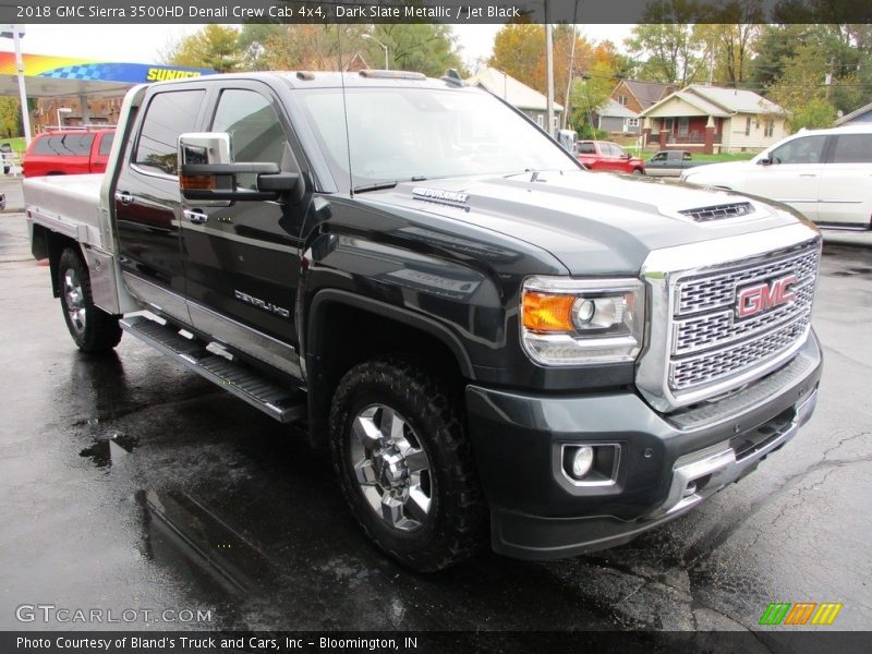 Dark Slate Metallic / Jet Black 2018 GMC Sierra 3500HD Denali Crew Cab 4x4