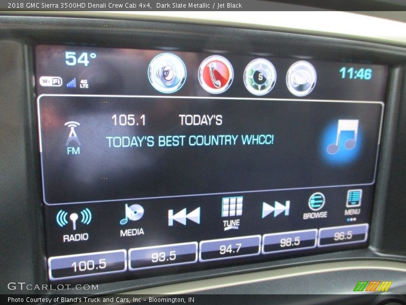 Dark Slate Metallic / Jet Black 2018 GMC Sierra 3500HD Denali Crew Cab 4x4