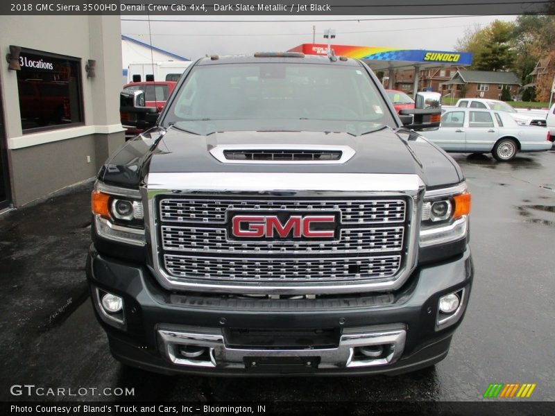 Dark Slate Metallic / Jet Black 2018 GMC Sierra 3500HD Denali Crew Cab 4x4