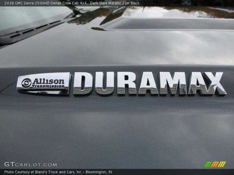 Dark Slate Metallic / Jet Black 2018 GMC Sierra 3500HD Denali Crew Cab 4x4