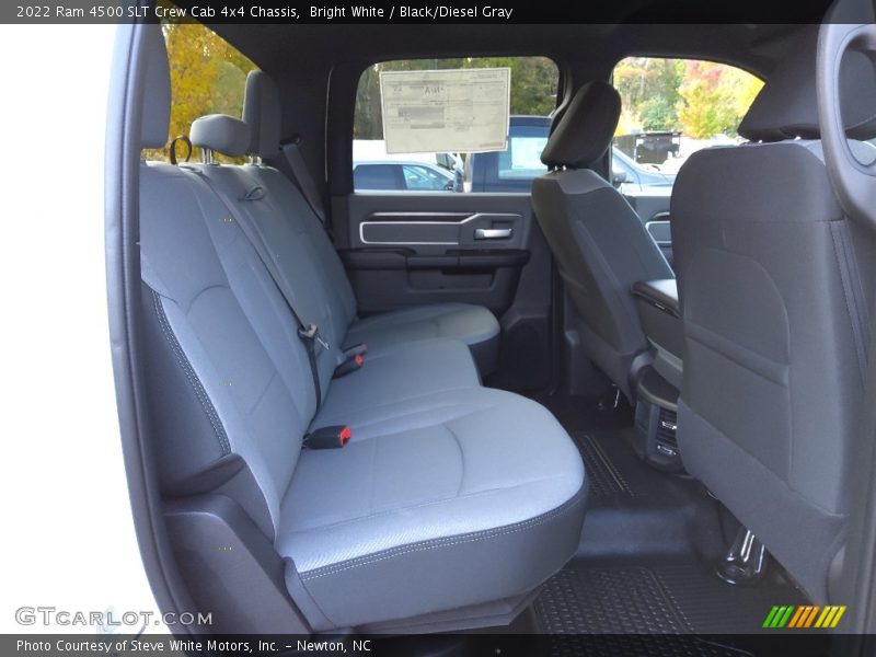 Bright White / Black/Diesel Gray 2022 Ram 4500 SLT Crew Cab 4x4 Chassis