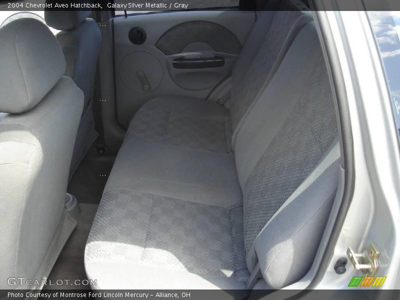 Galaxy Silver Metallic / Gray 2004 Chevrolet Aveo Hatchback
