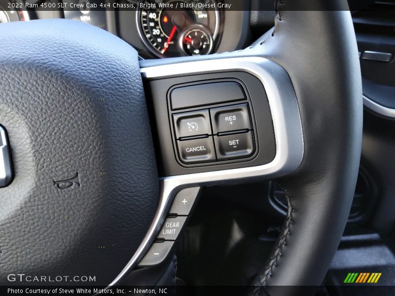 Bright White / Black/Diesel Gray 2022 Ram 4500 SLT Crew Cab 4x4 Chassis